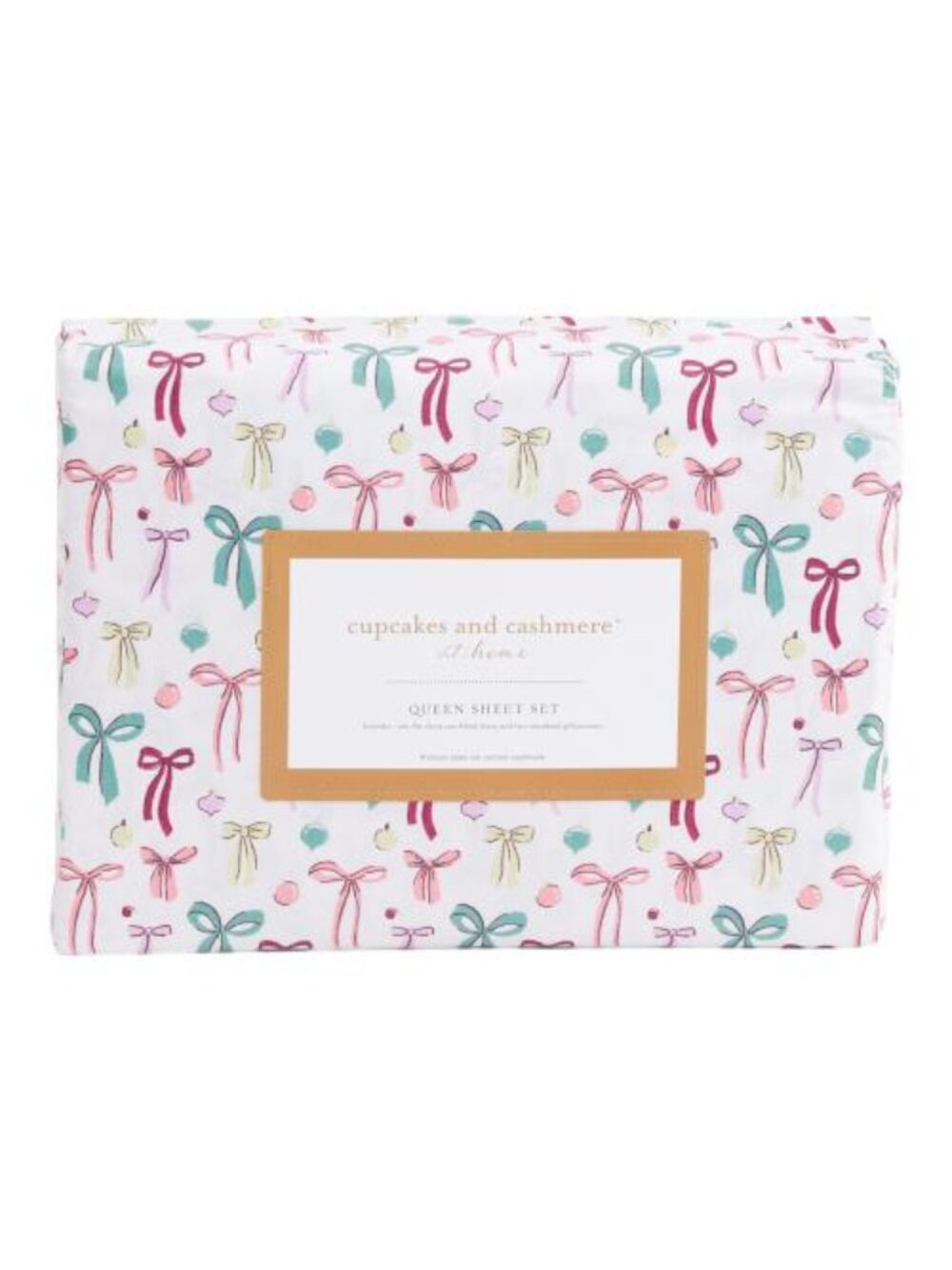 CUPCAKES & CASHMERE Fa La La Bows Sheet Set